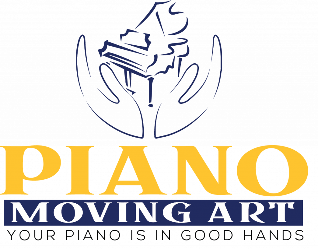 piano moving art and piano storage logo
