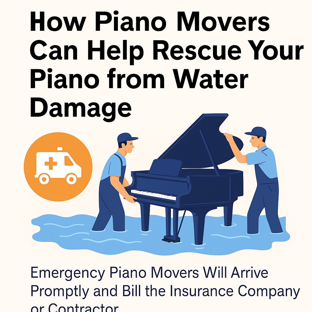 How Piano Movers Can Help Rescue Your Piano from Water Damage